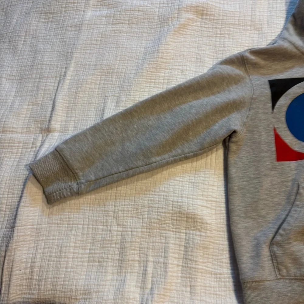 Champion Sweater Boys Small Gray Full Zip Up Hoodie Sweatshirt Youth/Kids *